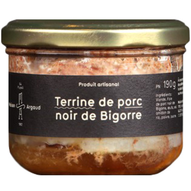 Maison Argaud Terrine De Porc Noir De Bigorre Bocal 190g