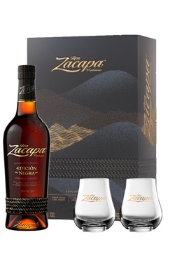 Rhum Guatemala Zacapa Edition Negra Coffret 2 Verres 43% 70cl