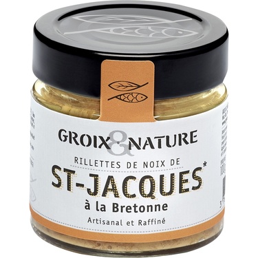 Groix & Nature Rillettes De Noix De St Jacques Cuisinees A La Bretonne 100g