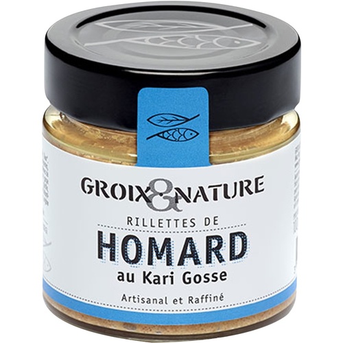 GROIX & NATURE RILLETTES DE HOMARD AU KARI GOSSE 100G 36382