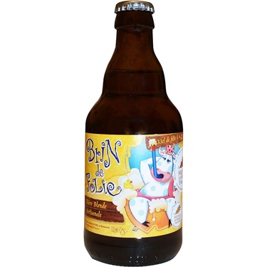 Biere France Blonde Abbaye Brin De Folie 0.33 6.5%